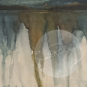 Sue Gee - Good Night - watercolour