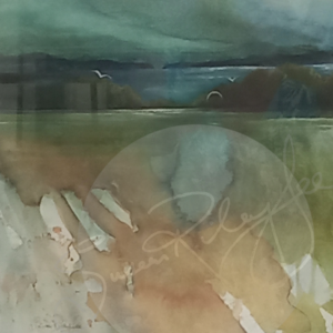 sue gee - in the shallows - watercolour