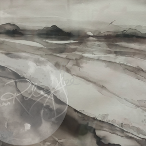 sue gee - last light - indian ink