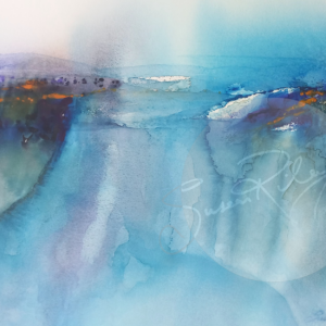 sue gee - hidden entrance - watercolour